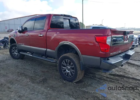 2017 Nissan Titan Xd Platinum Reserve Diesel z USA, uszkodzony, nr VIN 1N6BA1F40HN569125